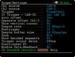 PCAN-Diag 2 - Oscilloscope Settings
